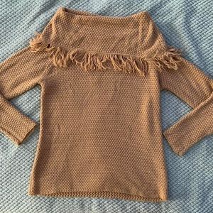 Time and A half Tan Turtleneck